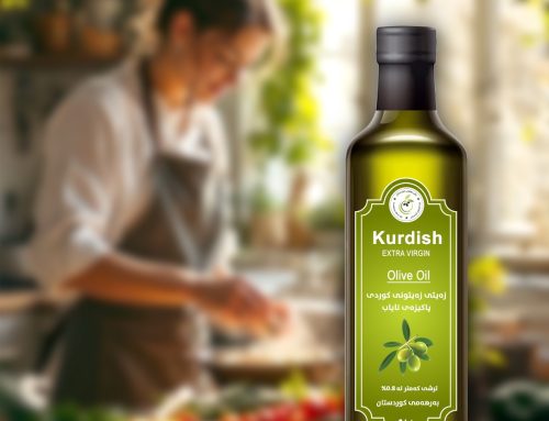 زەیتی زەیتوونی کوردی بێگەردی کێوەکان لە هەر دڵۆپێکدا
